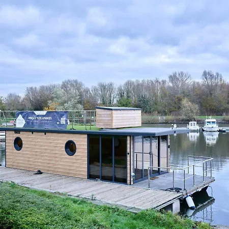 Boat'n Flandres - Houseboat Rooftop Proche Lille Deulemont